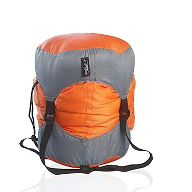 Frelaxy Compression Sack Ultralight Sleeping Bag Stuff Sack Compression Stuff Sack Space Saving Gear for Camping Hiking Backpacking Orange M