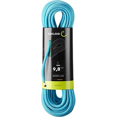 EDELRID Boa 98mm Dynamic Climbing Rope Blue 60m