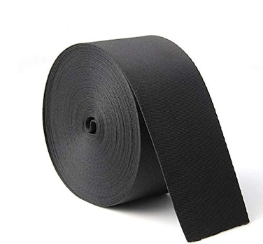 HORNO 10 Yards 2 Inch Wide Black Nylon Webbing Strap