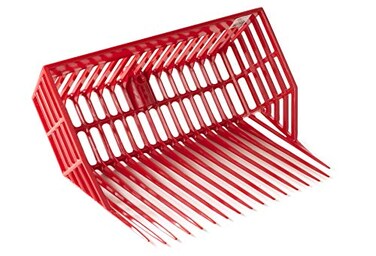 Little Giant DuraPitch II Pitch Fork Replacement Head Durable Polycarbonate Stable Fork Head with Basket Design Manure Fork Bedding Rake 13 Tines