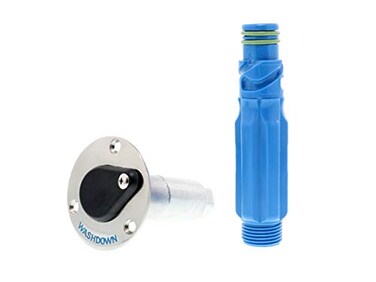 Jabsco Stainless Steel QuickRelease Hose Deck Mount Fitting Hose Adapter