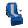 Stansport Tubular Frame Folding Stadium Seat with Arms BlueTan G850
