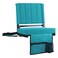 SPORT BEATS Stadium Seats with Back Support Bleacher Chairs with Back and Cushion Thick Padded Bleacher Seats Includes Shoulder Strap Cyan 1pc Standard