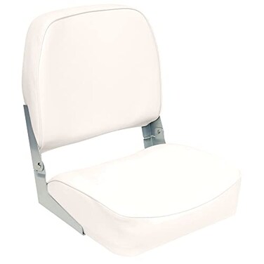 Wise 3313710 Super Value Series Low Back Boat Seat White
