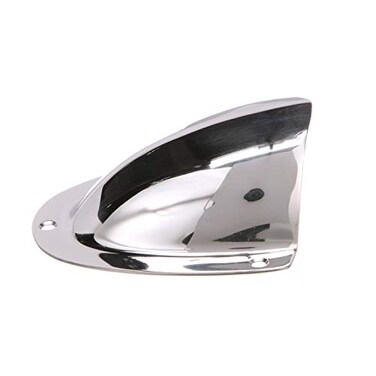 Seachoice Clam Shell Vent 334 in X 334 in Stainless Steel