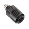MotorGuide 8M0092065 Trolling Motor Replacement Plug Medium Duty Use with 16 to 8Gauge Wire Connects with Receptacle Black