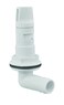 Attwood 41257 Adjustable Polypropylene Livewell Pump or Livewell Aerator Spray Head for 34inch Hose