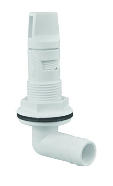 Attwood 41257 Adjustable Polypropylene Livewell Pump or Livewell Aerator Spray Head for 34inch Hose