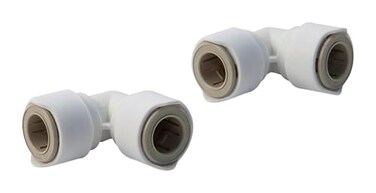 Whale Quick Connect PushFit Plumbing Fitting Equal Elbow Adapter 15mm15mm Pack Size 1 x 2 WX1503