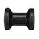 Seachoice Molded Spool Roller wPlastic Sleeve Black Rubber 5 in Wide 58 in ID Hole