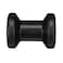 Seachoice Molded Spool Roller wPlastic Sleeve Black Rubber 5 in Wide 58 in ID Hole