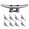 Simplified Living 4 Galvanized Iron Dock Cleat by 8Pack