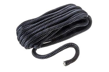 SEACHOICE DoubleBraid Nylon Dock Line 38 x 25 40321 Black