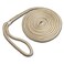 ACY Marine Double Braided Nylon Dock Line GoldWhite 12Inch x 15Feet