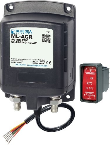 Blue Sea Systems 7621 MLACR 24V DC 500A Automatic Charging Relay