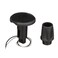 Attwood 910R2PB7 Marine LightArmor 910R 2Pin Round Plugin Light Base Black Composite MoistureResistant Compatible with Locking Collar Pole Lights