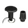 Attwood 910R2PB7 Marine LightArmor 910R 2Pin Round Plugin Light Base Black Composite MoistureResistant Compatible with Locking Collar Pole Lights