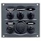 BEP 9005WPS Black Waterproof Panel with 5 Switches