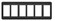 Blue Sea Systems 8260 MOUNTING Panel CONTURA 6 POS