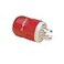 Marinco 2018BP12 4Wire 1224V Charger Plug Red