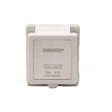 Marinco 301ELCB Marine Electrical Inlet Replacement Cap and Bezel