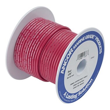 Ancor 100850 Tinned Copper Wire 18 AWG 08mm2 Red 500ft