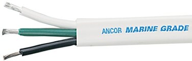 ANCOR MARINE GRADE 130905 Triplex Cable 83 AWG 3 x 8mm2 Flat 50ft