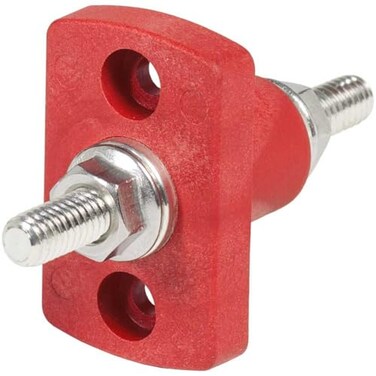 Blue Sea Systems 2202 Term Feed Through Stud 516 RED Small