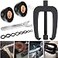 Bonbo for Seastar HC5345 Front Mount Hydraulic Steering Cylinder Seals Kit with Pin Wrench HS5157 for All Seastar Steering Support Bracket Puller