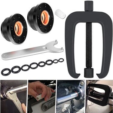Bonbo for Seastar HC5345 Front Mount Hydraulic Steering Cylinder Seals Kit with Pin Wrench HS5157 for All Seastar Steering Support Bracket Puller