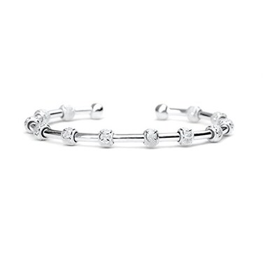 Chelsea Charles Golf Goddess StrokeScore Counter Bracelet Silver Circle Bead