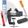 YIMISIMON Golf Grip Regripping Kit for Home Use Includes Retractable Hook Blade 15 Grip Tape Grip Tape Remover Portable Table Vise Rubber Clamp Quick Repair Solution Set