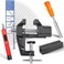 YIMISIMON Golf Grip Regripping Kit for Home Use Includes Retractable Hook Blade 15 Grip Tape Grip Tape Remover Portable Table Vise Rubber Clamp Quick Repair Solution Set