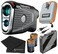 Wearable4U Bushnell Pro X3 Plus Laser Golf Rangefinder MPN 202450 with PowerPackage and Towel 2XCR2 Bundle
