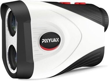 Pin Yuan Golf Rangefinder with Slope1200 Yards Laser Range Finder Golfing7X MagnificationFlag Lock VibrationRechargeable Range Finders with Magnet StripeContinuous Scan ModeHigh Precision Measurement