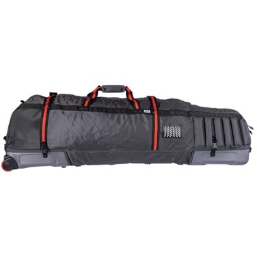 Sun Mountain Kube Golf Travel Bag 2Wheel Rolling SystemCompact Storage Case Steel Black Rush Red
