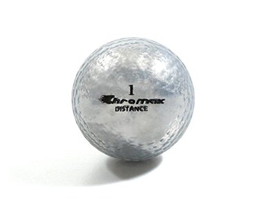 Chromax High Visibility Distance Golf Balls 6Pack Silver