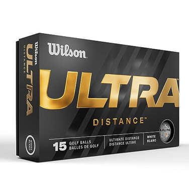 WILSON 23 Ultra Distance Golf Balls 15 Pack White
