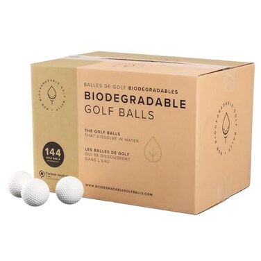 Biodegradable Golf Balls BGB Water Dissolvable Eco Friendly Golf Gift Water Soluble Perfect for Outdoor Practice Dissolves in 24 Weeks 144