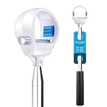 CHAMPKEY Upgraded AutoLocking Golf Ball Retriever Performance Version Thicken Telescopic Shaft Golf Ball Picker High Durability and Stability Golf Retriever 9FT