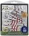 Champ 86504 Zarma Flytee My Hite 314 Combo Pack White with Red Stripes Golf Tees