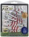 Champ 86504 Zarma Flytee My Hite 314 Combo Pack White with Red Stripes Golf Tees
