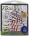 Champ 86504 Zarma Flytee My Hite 314 Combo Pack White with Red Stripes Golf Tees