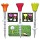 BIRDIE79 Premium Big Head Silicone Golf Tees 314 Adjustable Height Easy Tee Up Durable Design with Golf Tee Hanger 1 Pack 9