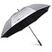 G4Free 68 Inch UV Protection Golf Umbrella Auto Open Vented Double Canopy Oversize Extra Large Windproof Sun Rain Umbrellas SilverBlack