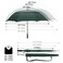 G4Free 68 Inch Extra Large Automatic Open Golf Umbrella Oversize Double Canopy Windproof Waterproof Stick UmbrellasDark Green