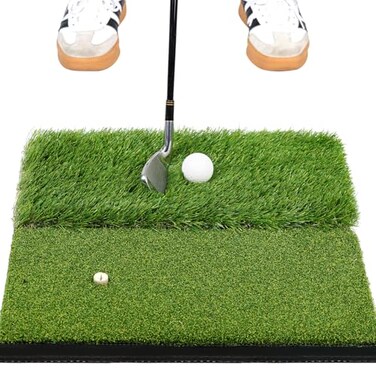 BIRDIEBLAST Premium Golf Hitting Mat 10mm Foam Padding with Rubber Backing Golf Mat Golf Practice Mat for Indoor and Outdoor Training