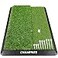 CHAMPKEY DualTurf Golf Hitting Mat Come with 9 Golf Tees 1 Rubber Tee Heavy Duty Rubber Backing Golf Practice Mat Ideal for Indoor Outdoor Training13x17 LITE Version