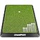 CHAMPKEY Premium Synthetic Turf Golf Hitting Mat Heavy Duty Rubber Base Golf Practice Mat Come with 1 Rubber Tee and 9 Plastic Tees 13 x 17 LITE Version