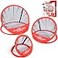 GoSports CHIPSTER Range 3 Piece Golf Chipping Practice Net Target System with Carrying Case Red